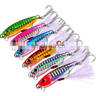 10g 15g 20g 30g 40g 50g Popular Hot Sale 6 Colors Metal Fake Fish Bait Japanese DUO Type Micro Fishing Jig