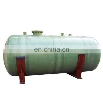1-80m3 Corrosion resistant FRP horizontal chemical storage tank