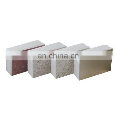 Insulated Eps Concrete Block Cement Expandable Polystyrene Foam Sandwich Wall Panel Rock wool Production Line 150 60MM Qingdao