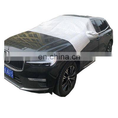 HFTM universal easy fold able waterproof and dust proof heat resistant inflatable snow shade cover for various cars factory sale