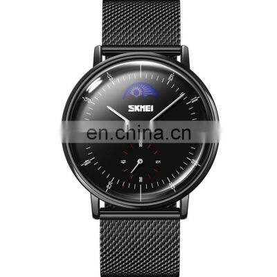 9245 Time show skmei brand your own logo watches men mesh quartz hand watches simple man watch OEM/ODM