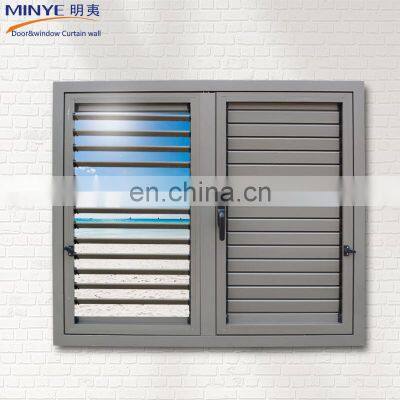hot- sale aluminum shutters casement window exterior shutters for windows