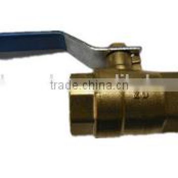Forged NPT full port brass ball valve with new bonnet Stainless Steel Stem and Ball and Handle