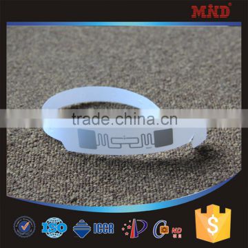 MDW163 Hot disposable rfid wristband tag with s50 for hospital