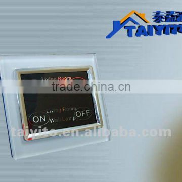 touchable wall switch with led back light/led backlight touch switch