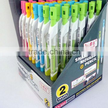 2.0 sharpener movable pencil, retractable pencil, propelling pencil