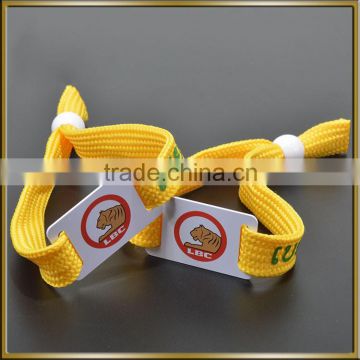 Best Selling Wristbands RFID Nylon Wristband for Identifying Staff and Volunteers