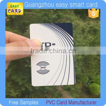 UV spot rfid blank business plastic smart card printed with CMKY printing