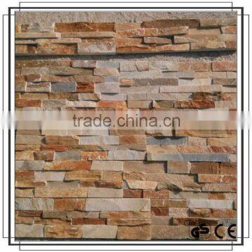 Golden Yellow Culture Slate for Wall Cladding