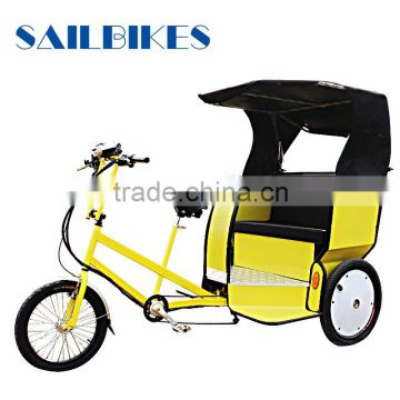 3 wheel bike taxi for sale with pedel sensor