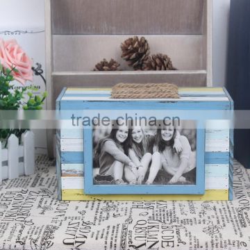 W14115 Home decoration frame MDF and wood material box frame