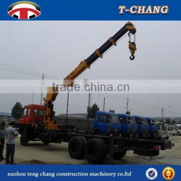 China hot sale SQ10SA3 swing boom manual hydraulic crane for sale with winch cable