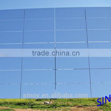 High Reflectivity 3.2mm or 4mm Low Iron Extra Clear Solar Mirror for Tower CSP Applications