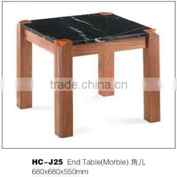 Mable top square table