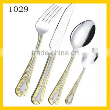 Wholesale stainless steel restaurant cutlery set