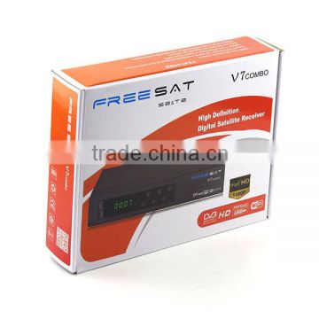 Stocks for Freesat V7 Combo S2+T2 High Definition digital satellite receiver with Powervu, bisskey, cccam, youtube