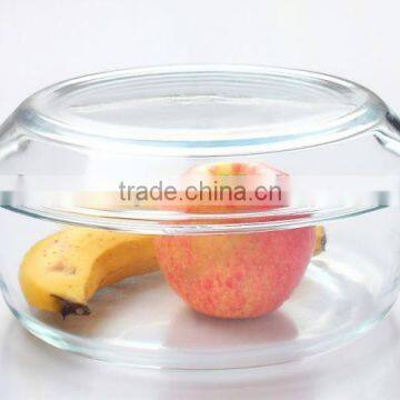 high quality glass casserole with lid