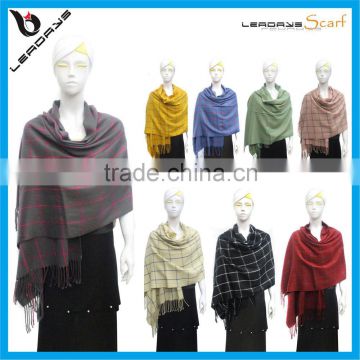 plaid cashmere feel oversize 2015 scarf