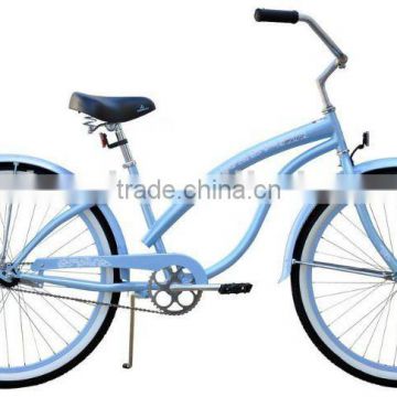 26'' Lady Beach Cruiser Bike XR-B2615 BabyBlue