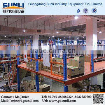 Multi Layer Q235B Steel Warehouse Mezzanine Rack