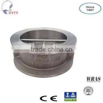 double plate/disc stainless steel check valve