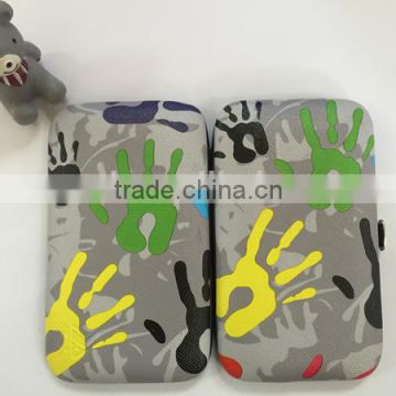 Colorful hand shape printing manicure set with cheap price
