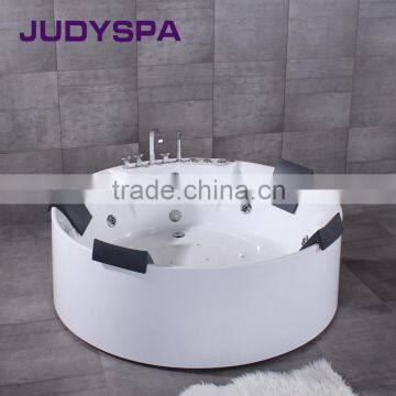 1800mm round whirlpool air massage bathtub