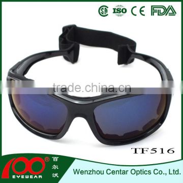 Hot sell delicate multicolor protection safety goggles , cycling sunglasses