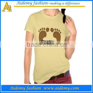 Wholesale custom high quality maternity t shirts in hot designs