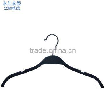 Hot Sale Durable Black Cheap Solid Plastic Hanger For Men