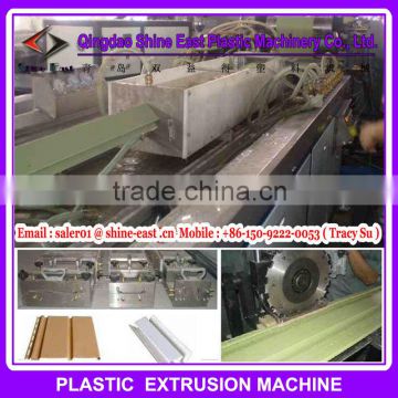 Plastic vinyl siding extrusion line