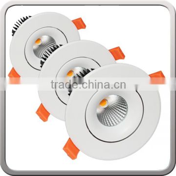 3-5 years warranty 90mm cutout 15W cob led downlight with cree chip