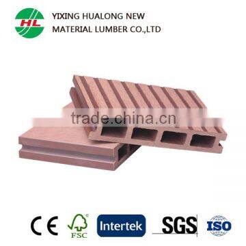 140x25mm Anti-slip WPC Decking Hualong Wood Plastic Composite Flooring for Outdoor High Quality Waterproof