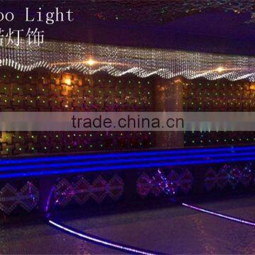long fiber wave chandelier for bar counter and hotel check in desk decoration