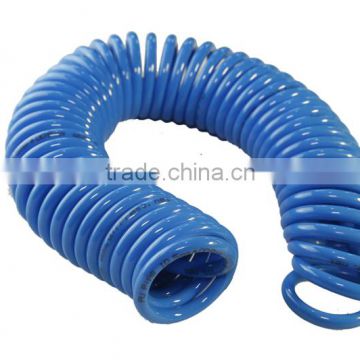 BLue Polyurethane Spiral Tube(4*6mm*7.5m) With Fitting