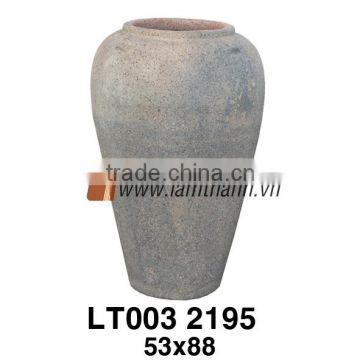 Vietnam High Simple Rustic Old Stone Pottery For Manufacturer