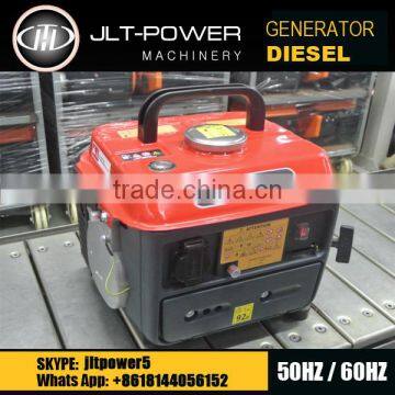 2-stroke Petrol Generator with black frame