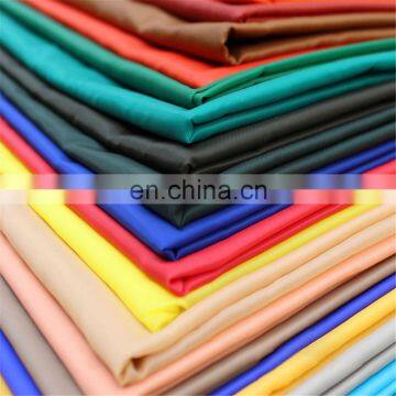 Factory Wholesale polyester customized waterproof 170T/190T/210T taffeta fabric for lining/bag