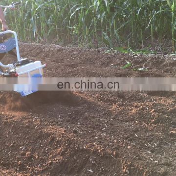Row crop hand cultivator petrol rotavator blade cultivation