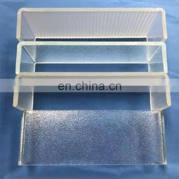 Glass manufacturer high quality custom u frosted glass