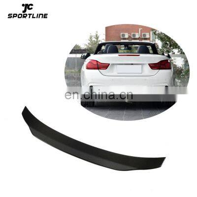 F83 M4 Rear Boot Lid Spoiler for BMW 4 Series F33 F83 M4 Convertible 2014 - 2019