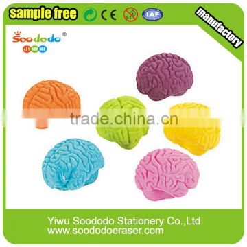 Promotional Rubber Corlorful 3D Shape Brain Eraser                        
                                                Quality Choice