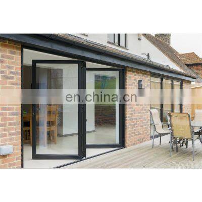 Balcony exterior folding patio accordion doors