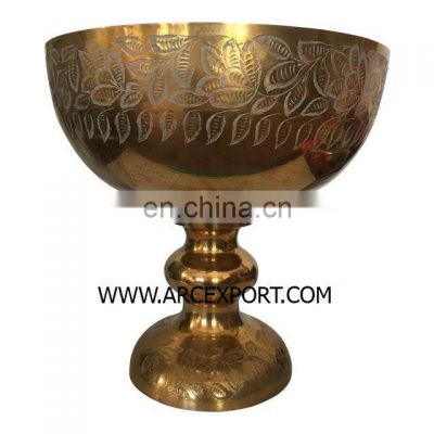 copper antique round goblet