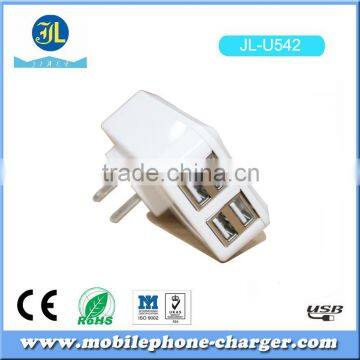 4 in 1 multi port wall charger lower price mobile charger in china