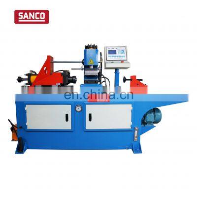 Female and male pipe joint insert connect tube end flaring reducing forming machine