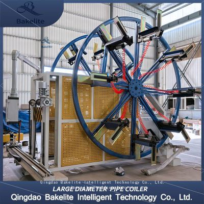 double-station  RTP large diameter pipe automatic coilling machine china supplier