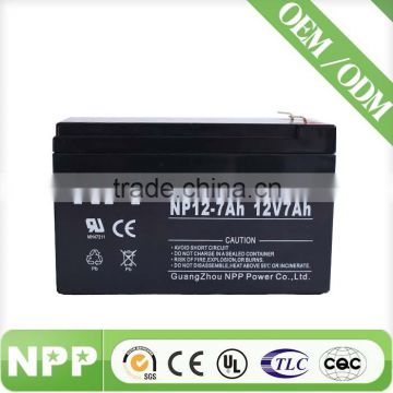 12v7ah rechargeable deep cycle battery powered ups