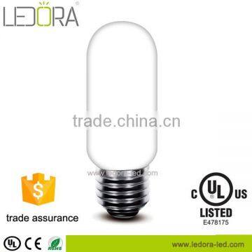 4W LED Dimmable Filament Glass Tube Lamp E26 12Volt T25 vintage led bulbs