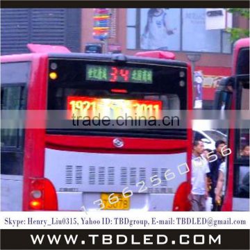 led full color bus display message board bus use screen billboard sign